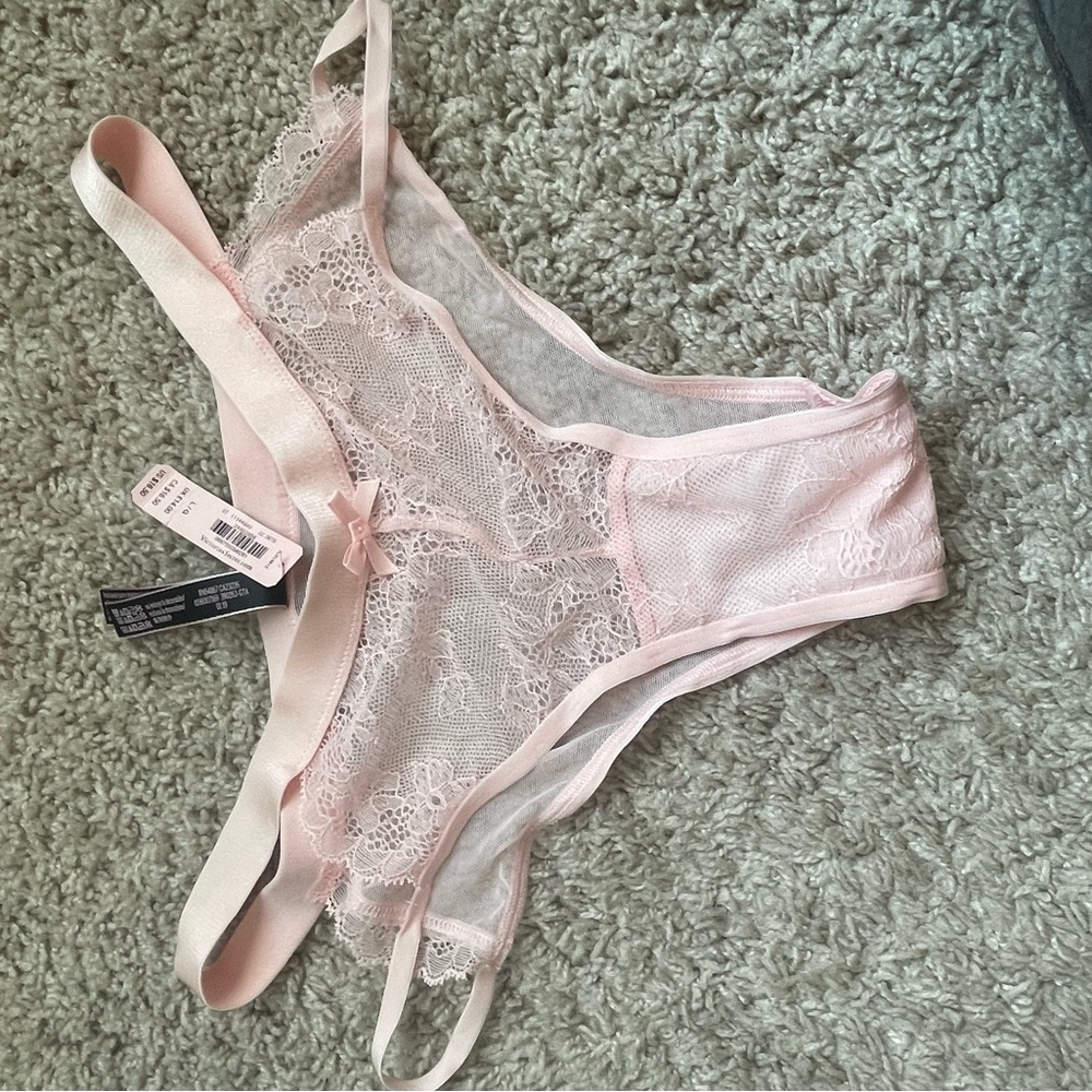 Victoria's Secret Light Pink Lace Panties